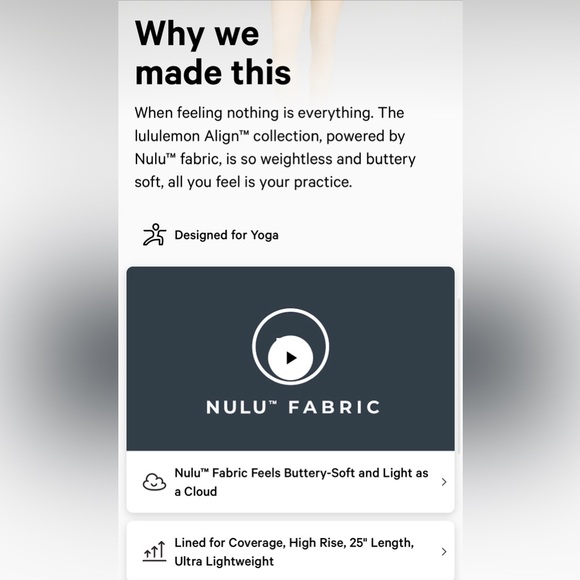 Lululemon Align High Rise Pant 25” - Picture 5 of 5